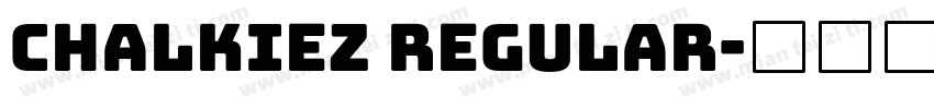 Chalkiez Regular字体转换